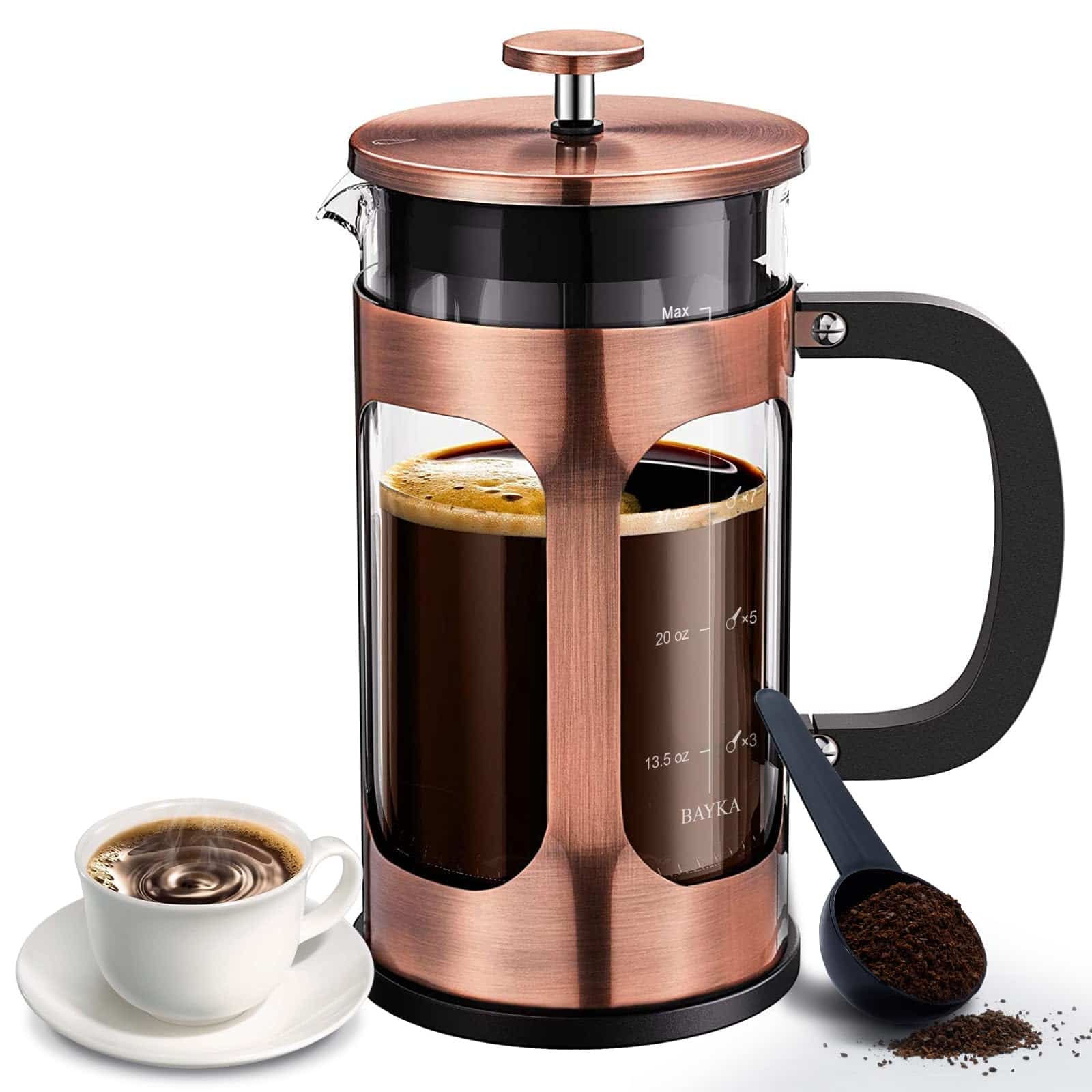 Revisión French Press BAYKA para amantes de café